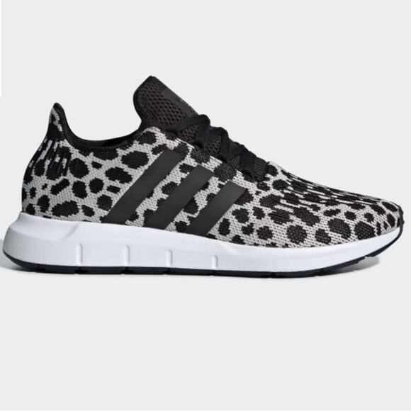 Adidas Leopard SWIFT RUN SHOES Size 9 - Picture 7 of 14